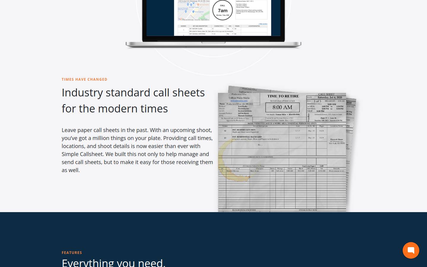 Simple Call Sheet screenshot 3