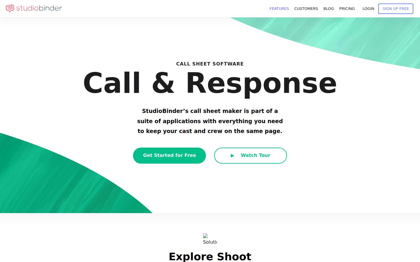 StudioBinder screenshot 1